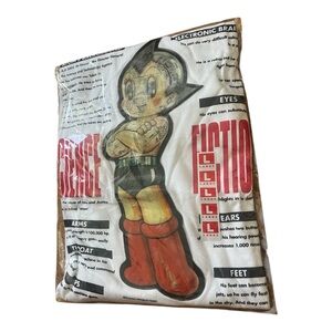 Astro Boy Rare Tezuka Mighty Atom 3D Hologram Men’s T Shirt Size L Anime Vintage